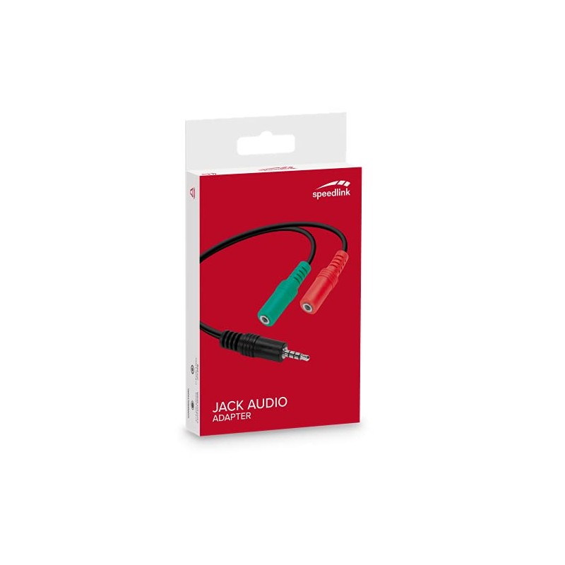 Speedlink Headset Adapter HQ 4-Pin 3.5 mm Jack Plug to
