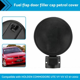 MAX COOL Fuel Filler Door Cover Flap with Unpainted Rubber Seal Compatible with Holden Commodore VT - VX VY VZ SEDAN 1997-2002