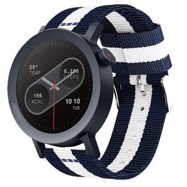 [Lamshaw] for CMF Watch Pro 2 Smart Watch Replacement Band, Nylon Stripe Pattern Replacement Band Soft Strap Compatible for CMF Watch Pro, Watch Pro 2 Smart Watch, Nylon