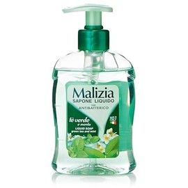 Malizia Velvet Liquid Soap with Pump 300 ml (Green tea and mint)