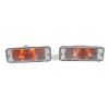 DEPO Clear Front Bumper Signal Lights Set FIT FOR 1984-1989 Toyota 4Runner