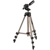 Hama Leichtes Einsteiger-Dreibeinstativ mit 3-Wege-Kopf, Star 05 106-3D, Champagner, 36.5