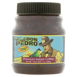 Cafe Don Pedro Low Acid Instant Coffee - Stomach Friendly, Rich, Smooth, Aromatic Blend - Premium Reduced Acid Coffee for an Instant Delight - 4 Jars