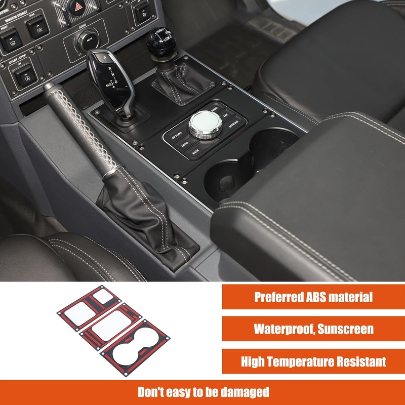 Tumukiw Car Center Console Panel Cover Trim Compatible with INEOS