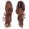 Rugelyss Long Wavy Light Brown Pigtail Wigs for Women with