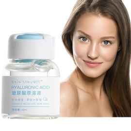 Hyaluronic Acid Serum for Face Skin Care Anti-Aging Fine Lines Wrinkles Mini Hydrating 10ML Spa Portable Face Serum for Women Sodium Hyaluronate for Dry Skin Elitzia Travel Size Home Use