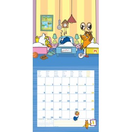 Die Maus 2024 - Brochure Calendar 30 x 30 cm (30 x 60 cm Open) - Calendar with Space for Notes - Includes Poster - Wall Planner - Picture Calendar - Wall Calendar: Poster Calendar
