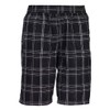 Mareno® Men's Swimming Trunks, Black Check - Black , size: