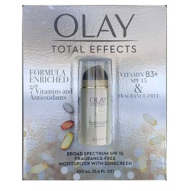 Olay 5282009 Total Effects SPF 15 Moisturizer with Sunscreen, Fragrance Free,