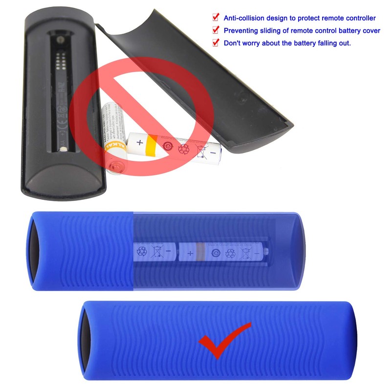 [2 Pack] Silicone Cover Case for Fire TV Stick 4K