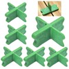Chlmetf 6Pcs Reusable Decking Spacers with high-Quality Plastic and 4