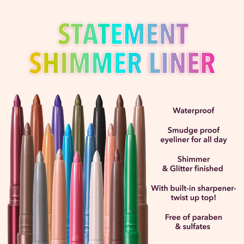 Moira Cosmetics Statement Shimmer Liner (002, Copper) - Smooth Eyeliner
