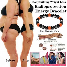 EUMENIDES EUMENIDES Tigerauge Armband, Tigerauge und Obsidian Magnetarmband, QUALIT?T DER KLASSE A6/8/10MMSonnenschein, Selbstbewusstsein, Angstl?sen (Orangefarbenes Katzenauge Stein-Armband8MM)