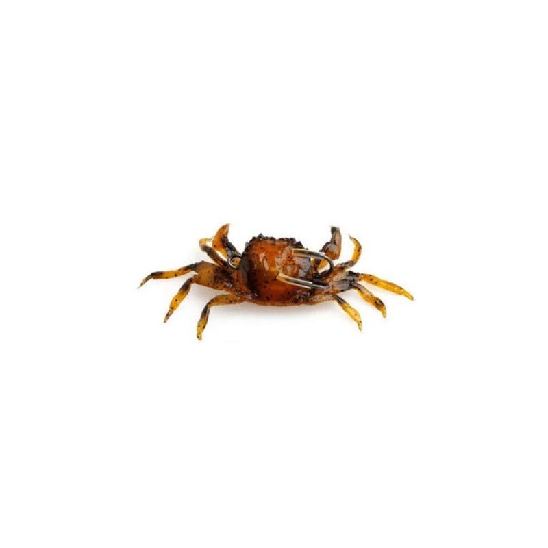 FISHING ADDICT Realistic Crab fishing lure softbait Crazy Crab Red