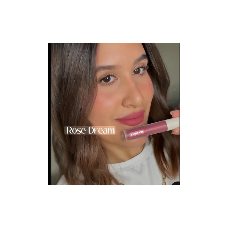 Labial Líquido Mate Farmasi 8 Hrs Duracion No Reseca Ligero