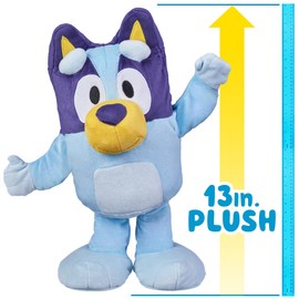 Bluey Dance and Play 14" Animated Plush with Phrases and Songs