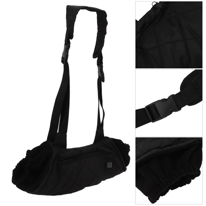 Electric Hand Warming Muff Temperature Controllable Waterproof Quilted Cotton Heated