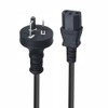 LINDY 0.5m Power Cable 10A 3-Pin Plug to IEC C13