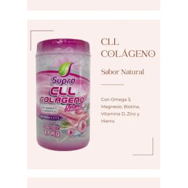 Colágeno Hidrolizado Polvo Con Omega Biotina Magnesio Zinc