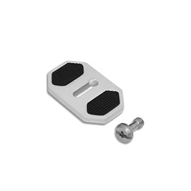 Silence Corner Atoll Heightening Plate - Silver | Accessory for Mounting More Compact Camera Bodies to Atoll Rotating Collar, All Models (S/C/D)