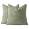 MIULEE 18x18 Inch Decorative Pillow Covers for Couch Bed Set