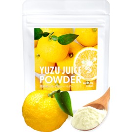 Yuzu Juice Powder (50g)- Refreshing Yuzu Aroma from Kochi, Toppings for Cooking 【YAMASAN】