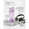 Shaker Mezclador 500 ml con Bola Metálica, Tapa Antiderrames, Graduado