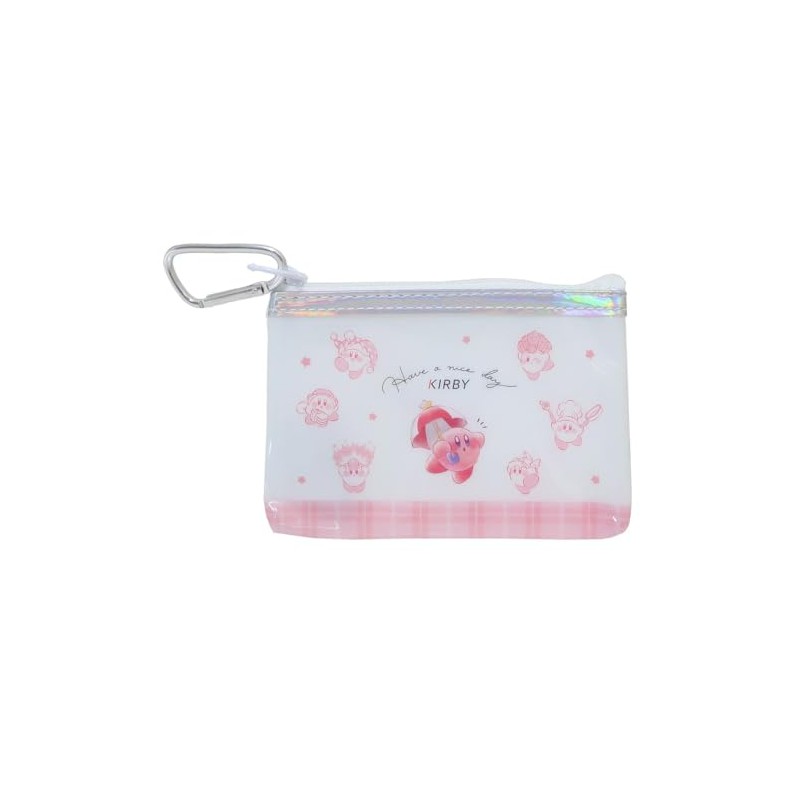 Kirby's Dream Land [Clear Pouch] Mini Pouch with Carabiner /
