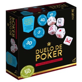Novelty Corp - Juego de Mesa Duelo de Póker, Juego de Mesa, Máxima Calidad, Juegos Clásicos y Tradicionales