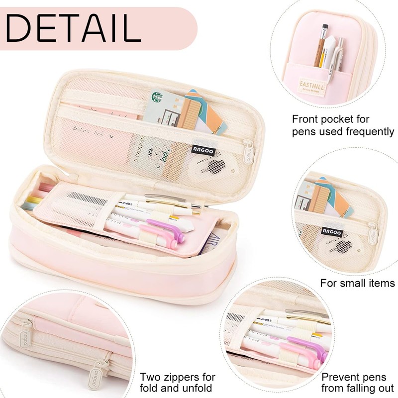 Pencil Case Girls Pencil Case Large Capacity Teenager Case Pens