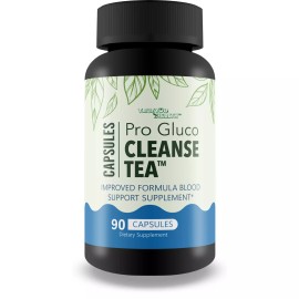 True You Health Pro Gluco Cleanse Tea Capsules - Our Best Sugar Cleanse Detox - Blood Health