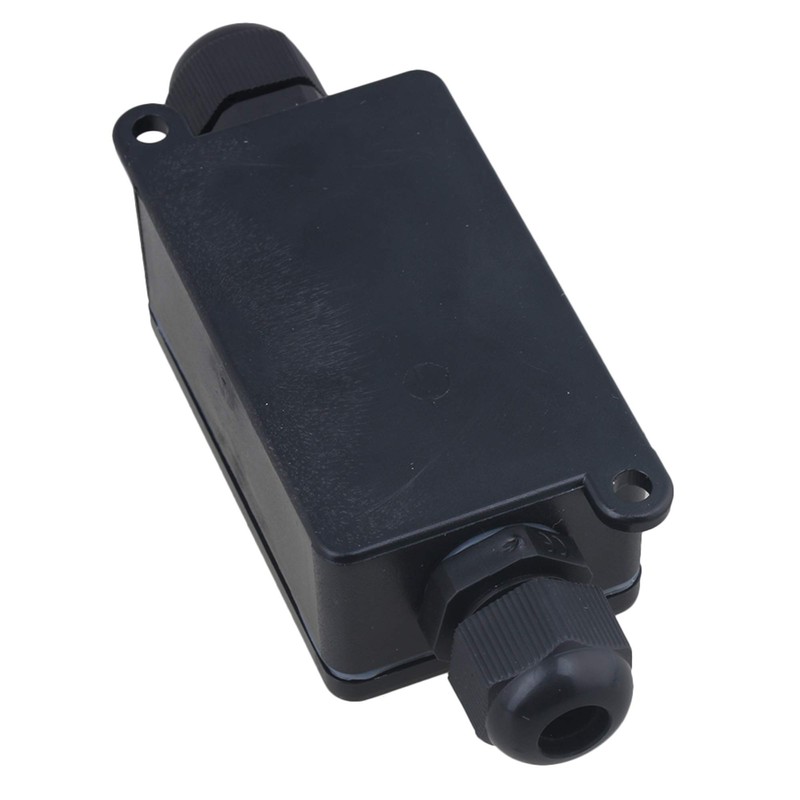 CNBTR Black Electrical Junction Box for Outdoor or Underwater Lights(with