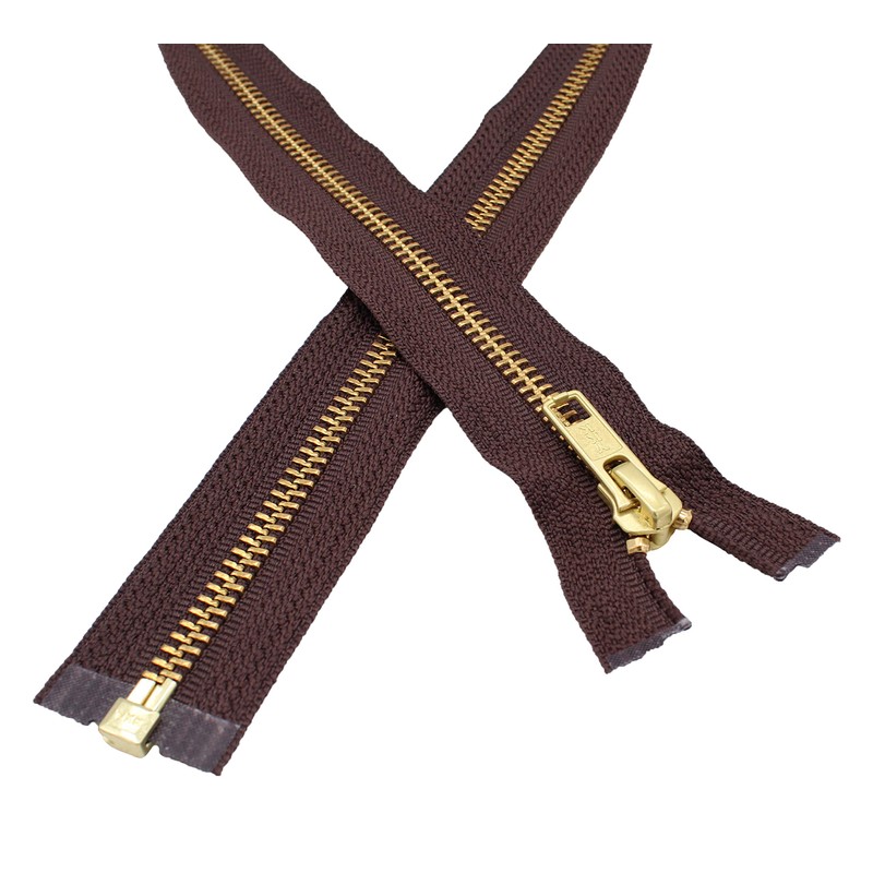 43cm Medium Weight Jacket Zipper YKK 5 Brass Separating 570