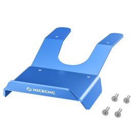 NICECNC Blue Skid Plate Protector Rear Swing Arm Guard Compatible with Yamaha YFZ450R 2009-2024, YFZ450RSE 2017-2024, YFZ450X 2010-2011, Replacement for 18P-22361-00-00