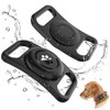 [2 Pack] Waterproof AirTag Dog Collar Holder Case, Silicone Full-Body