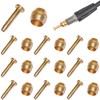 VANSIHO (10 set) Bicycle Brake Olive and Brass Insert Kit