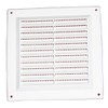 Air Ventilation Plastic Grill Cover 150mm x 150mm/White