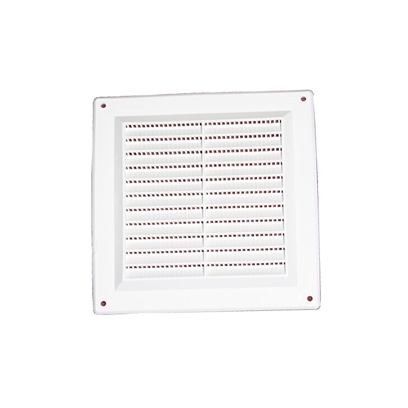 Air Ventilation Plastic Grill Cover 150mm x 150mm/White