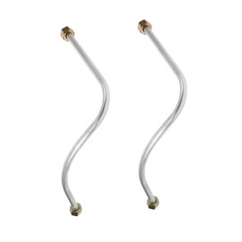 SEWACC 2pcs Aluminum Air Compressor Replacement Long Hose Connections Fit for Air Compressor Accessories Easy Installation and Stable Attachment