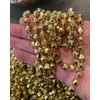 EliteKoopers 5MM Sparkling Faceted Bead Disco Chain Garland for Tree,