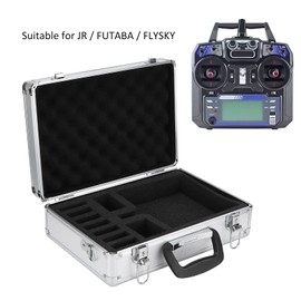 NOENNULL 2.4G Universal Model Airplane Remote Controller Aluminum Case Box for JR/FUTABA/FLYSKY