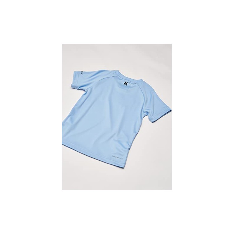 Hurley Playera de Surf para niños, Azul psíquico, 7