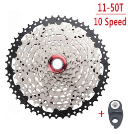 BOLANY 8 / 9 / 10 / 11 / 12 Speed Cassette, 11-32T / 11-36T / 11-40T / 11-42T / 11-46T / 11-50T / 11-52T Wide Ratio Mountain Bike Freewheel Sprocket with Front Derailleur Extension