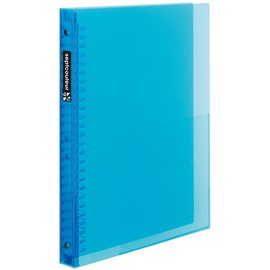 Maruman F300B-52 Loose-Leaf Binder B5 Septum Crew 26 Holes Light Blue