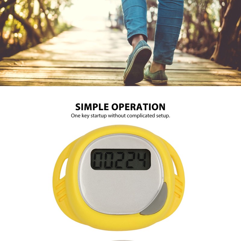 Electronic Step Counter with LCD Screen 75MAH High Accuracy Step
