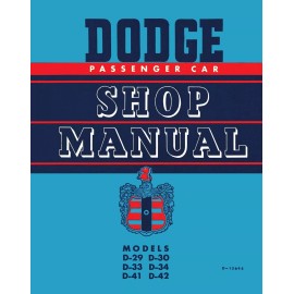 1949 - 1952 Dodge Car Shop Manual