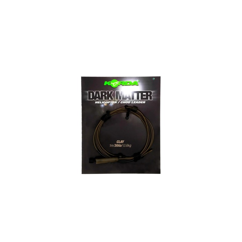 Dark Matter Leader Heli Clay 30lb 1m - 1