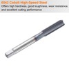 sourcing map 5/16"-30 UNS Thread Tap 6542 Cobalt High-Speed Steel