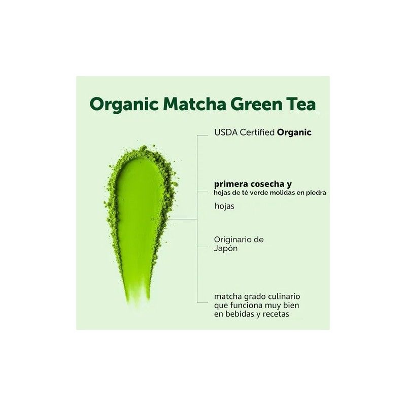Matcha Organica En Polvo Microingredients Original Hecho Usa