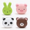 4 PCS Cute Animal Macaron Resin Refrigerator Magnets, Rabbit Pig